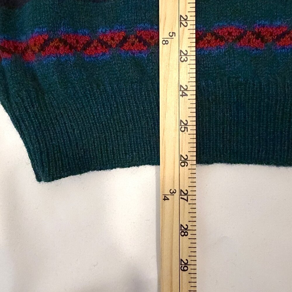 Vintage Woolrich Hunting Dog Embroidered Wool Winter Sweater Excellent Condition - Picture 11 of 14
